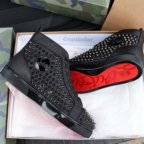 louis vuitton red bottoms mens spikes|christian Louboutin boots men.